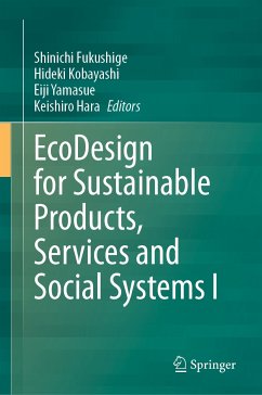 EcoDesign for Sustainable Products, Services and Social Systems I (eBook, PDF)