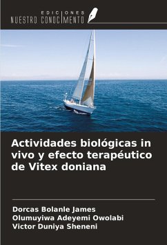 Cover Actividades biológicas in vivo y efecto terapéutico de Vitex doniana