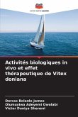 Activités biologiques in vivo et effet thérapeutique de Vitex doniana