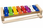 Wooden glockenspiel (incl. 2 mallets + instructions with 5 children songs)
