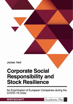 Corporate Social Responsibility and Stock Resilience. An Examination of European Companies during the COVID-19 Crisis (eBook, PDF) - Veil, Julian