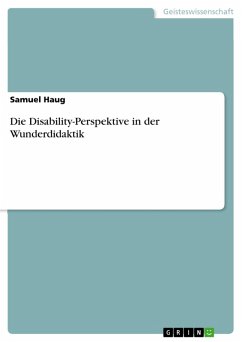 Die Disability-Perspektive in der Wunderdidaktik (eBook, PDF)