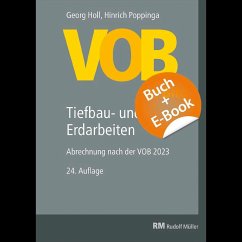VOB im Bild - Tiefbau- und Erdarbeiten - mit E-Book - Holl, Georg;Poppinga, Hinrich