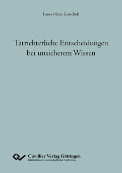 Cover Tatrichterliche Entscheidungen bei unsicherem Wissen