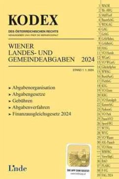 Cover KODEX Wiener Landes- und Gemeindeabgaben