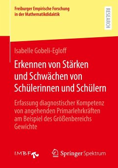 Erkennen von Stärken und Schwächen von Schülerinnen und Schülern - Gobeli-Egloff, Isabelle