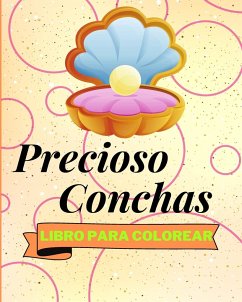 Libro Para Colorear de Precioso Conchas - Sauseda, Sancha