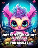 Cute Creepy Creatures Coloring Book For Adults