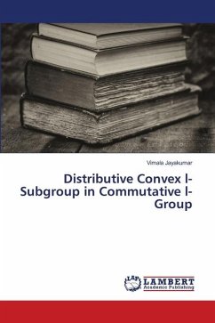 Distributive Convex l-Subgroup in Commutative l-Group - Jayakumar, Vimala