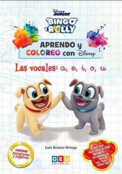 Cover Bingo y Rolly : las vocales : a, e, i, o, u