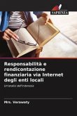 Responsabilità e rendicontazione finanziaria via Internet degli enti locali