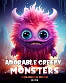 Adorable Creepy Monsters Coloring Book for Kids