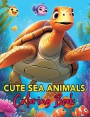 Cute Sea Animals Coloring Book