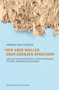 »Wir aber wollen über Grenzen sprechen« (eBook, PDF) - Pan-Stadler, Monika
