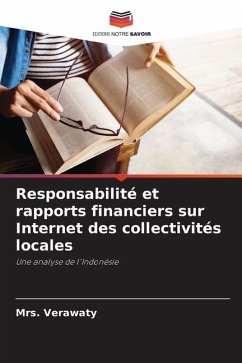 Responsabilité et rapports financiers sur Internet des collectivités locales - Verawaty, Mrs.