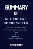 Summary of Not the End of the World by Hannah Ritchie (eBook, ePUB)