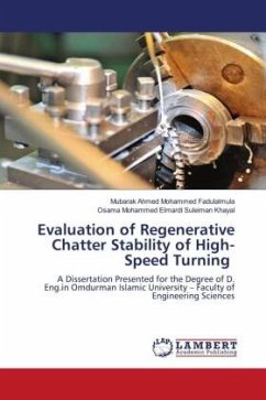 Evaluation of Regenerative Chatter Stability of High-Speed Turning
