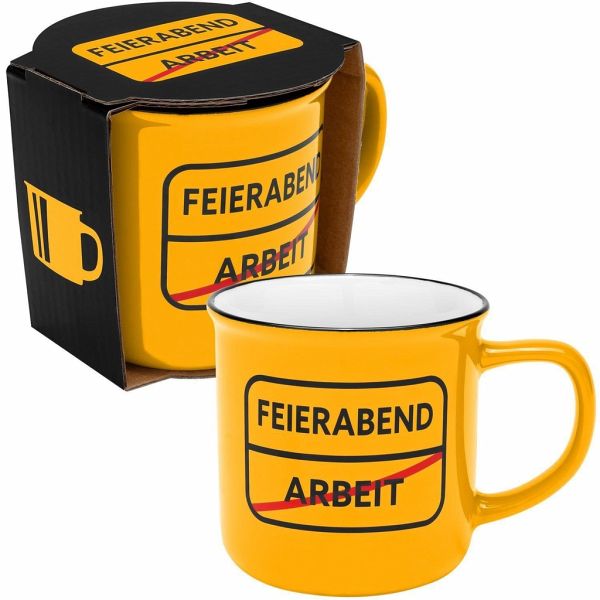 Becher Motiv Feierabend Becher Motiv Feierabend