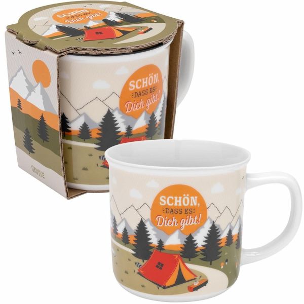 Tasse Motiv Fernweh Berge, in Geschenkbox Tasse Motiv Fernweh Berge, in Geschenkbox
