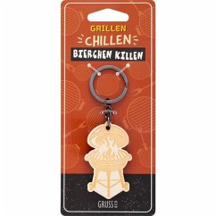 Cover Schlüsselanhänger Motiv Grill