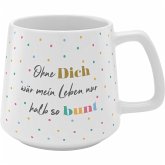 Tasse Motiv Bunt, konisch