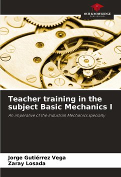 Cover Teacher training in the subject Basic Mechanics I