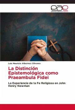 Cover La Distinción Epistemológica como Praeambula Fidei