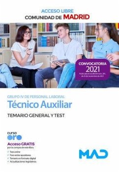 Técnico auxiliar, grupo IV de la Comunidad de Madrid, acceso libre, temario general y test - Souto Fernández, Rafael; Torres Fonseca, Francisco Jesús . . . [et al.; García Fernández, Elena; Editores . . . [et al.