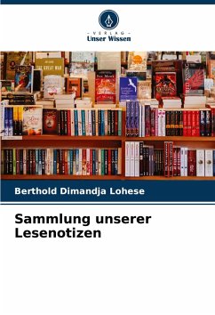 Cover Sammlung unserer Lesenotizen