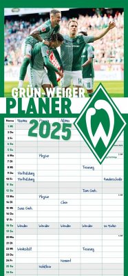 grün-weißer Planer 2025 - Carl Schünemann Verlag