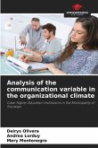Analysis of the communication variable in the organizational climate