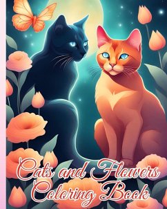 Cats and Flowers Coloring Book - Nguyen, Thy