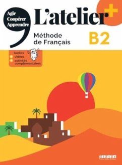L'atelier + niv .B2 (edition 2022) - Livre + online audio/video + didierfle.app Cover L'atelier + niv .B2 (edition 2022) - Livre + online audio/video + didierfle.app