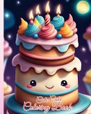 Cute Cake Coloring Book