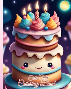 Cute Cake Coloring Book - Nguyen, Thy
