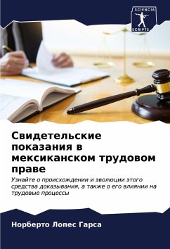 Cover Swidetel'skie pokazaniq w mexikanskom trudowom prawe
