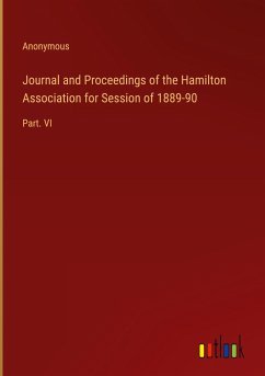 Journal and Proceedings of the Hamilton Association for Session of 1889-90