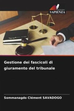 Gestione dei fascicoli di giuramento del tribunale - SAVADOGO, Sommanagdo Clément