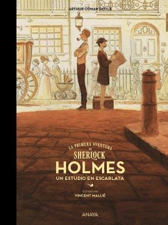 Cover Estudio en escarlata. La primera aventura de Sherlock Holmes