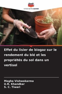 Effet du lisier de biogaz sur le rendement du blé et les propriétés du sol dans un vertisol - Vishwakarma, Megha;Khandkar, U.R.;Tiwari, S. C.