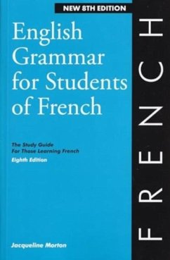 Cover English Grammar for Students of French