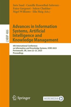 Advances in Information Systems, Artificial Intelligence and Knowledge Management (eBook, PDF)
