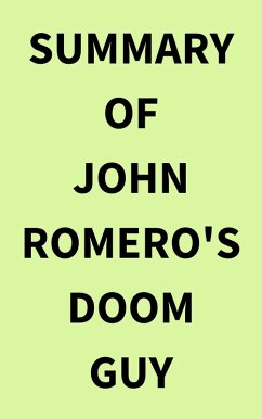 Cover Summary of John Romero's Doom Guy (eBook, ePUB)