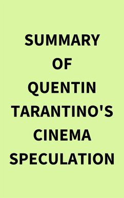 Cover Summary of Quentin Tarantino's Cinema Speculation (eBook, ePUB)