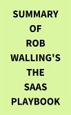 Summary of Rob Walling's The SaaS Playbook (eBook, ePUB)