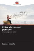 Entre dictons et pensées...