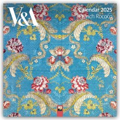 V&a: French Rococo Wall Calendar 2025 (Art Calendar) - Flame Tree Publishing