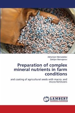 Preparation of complex mineral nutrients in farm conditions