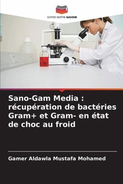 Sano-Gam Media : récupération de bactéries Gram+ et Gram- en état de choc au froid - Mustafa Mohamed, Gamer Aldawla