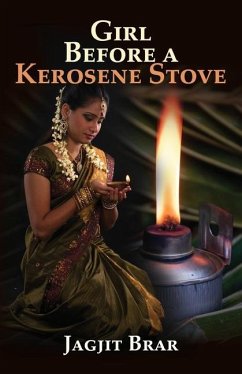 Girl Before a Kerosene Stove - Brar, Jagjit